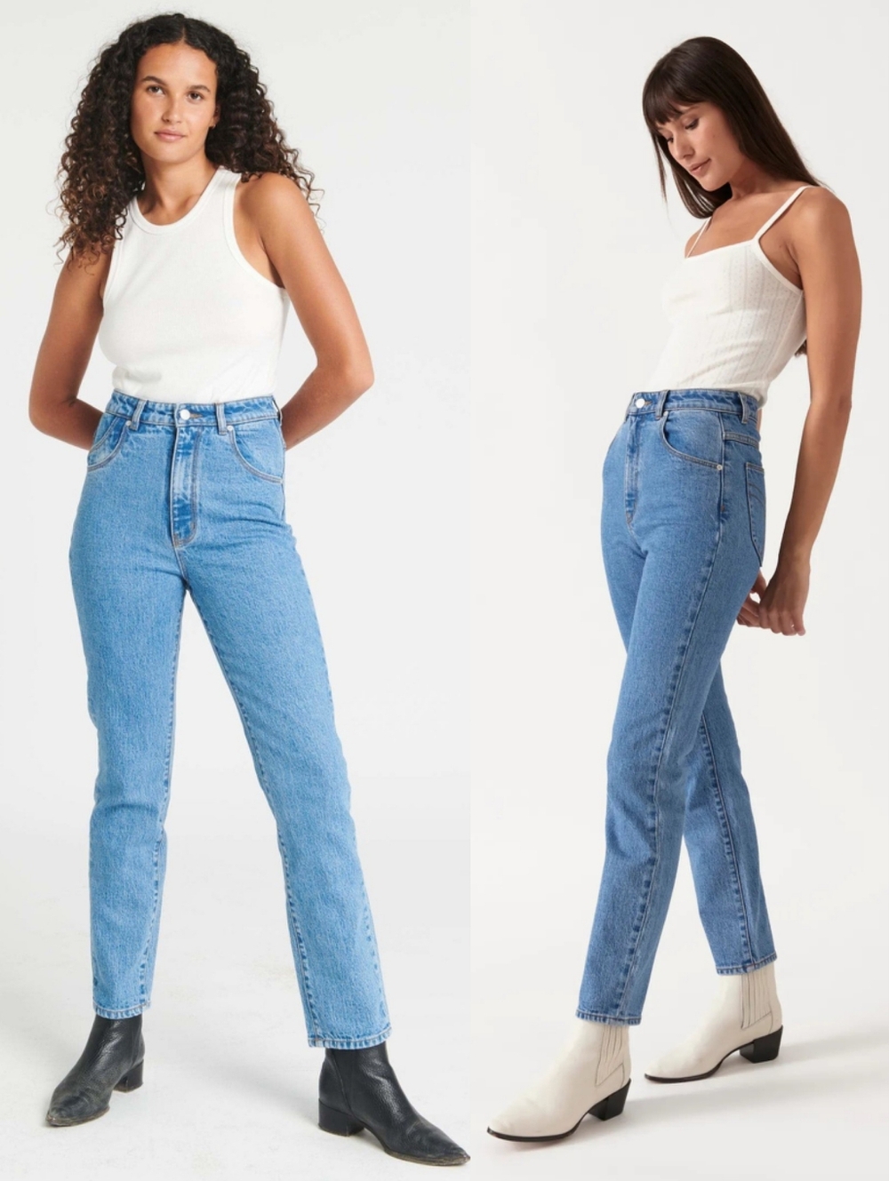 NWOT ROLLA'S 26 Modern Contemporary Dusters High Rise Slim Cigarette Leg Jeans